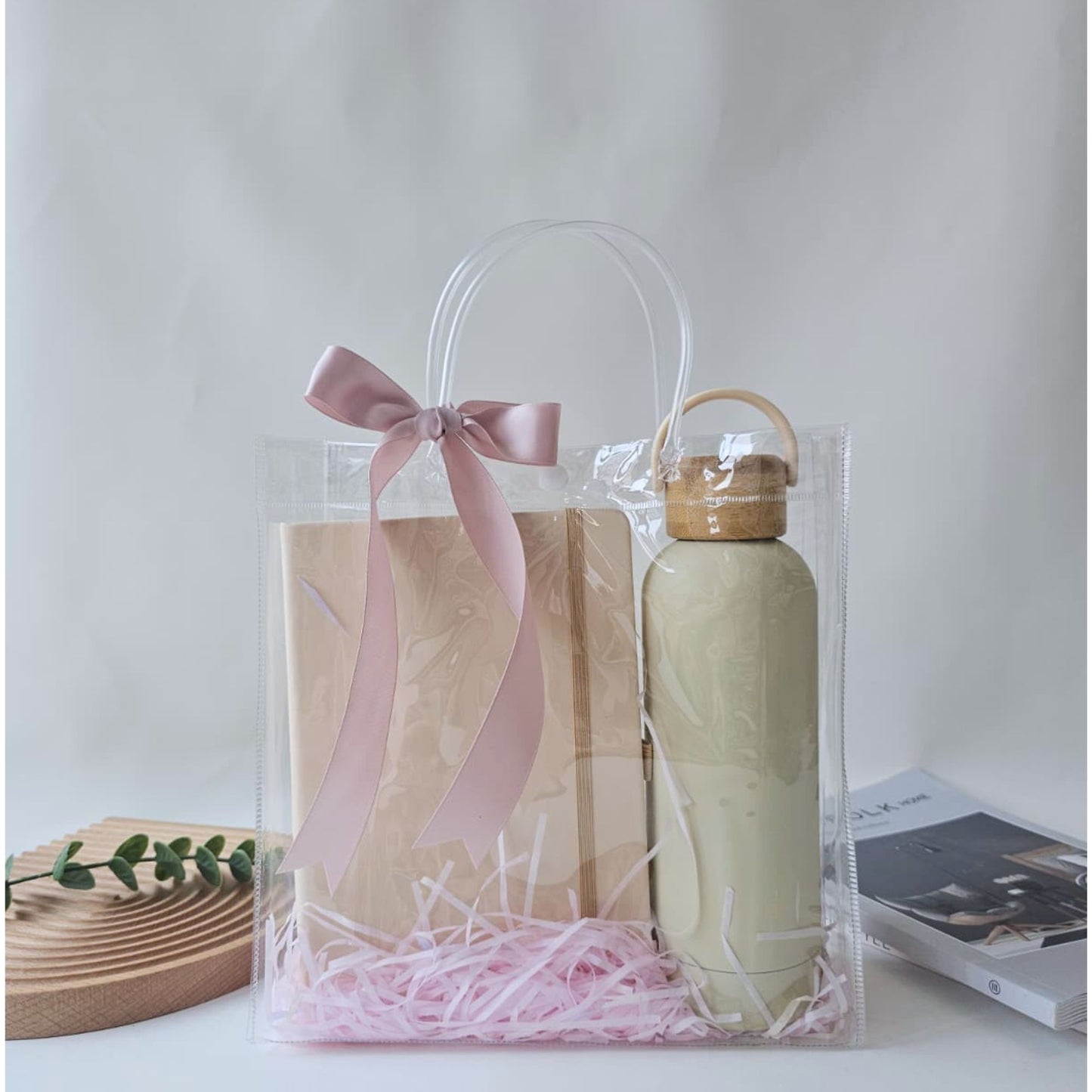 Personalised Notebook and Thermal Bottle Gift Set