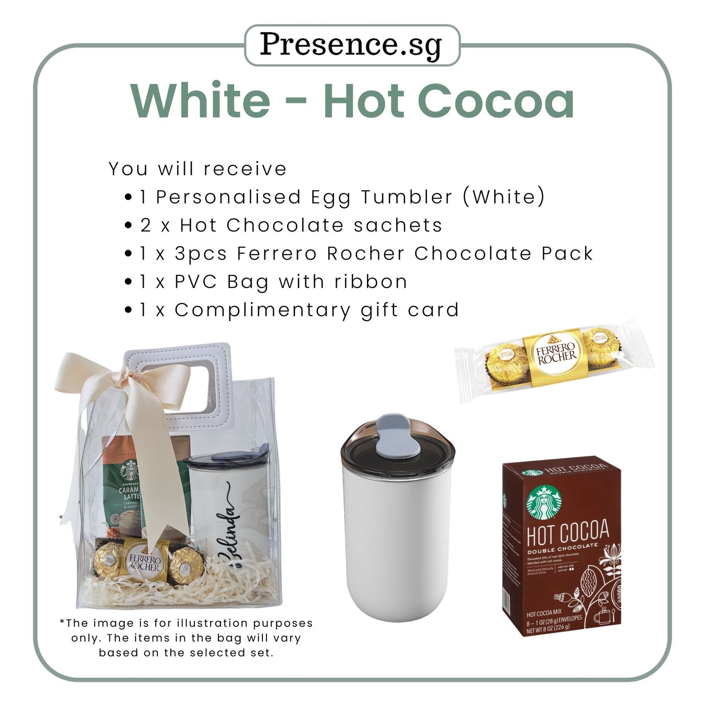 Personalised 300ml Egg Tumbler & Treats Gift Set (Set C)