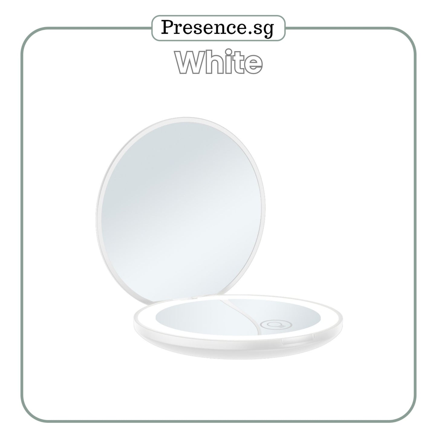 Personalised Compact Mirror with LED