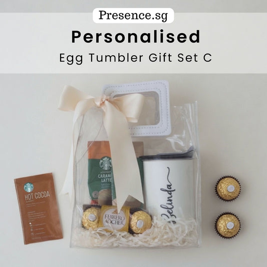 Personalised 300ml Egg Tumbler & Treats Gift Set (Set C)