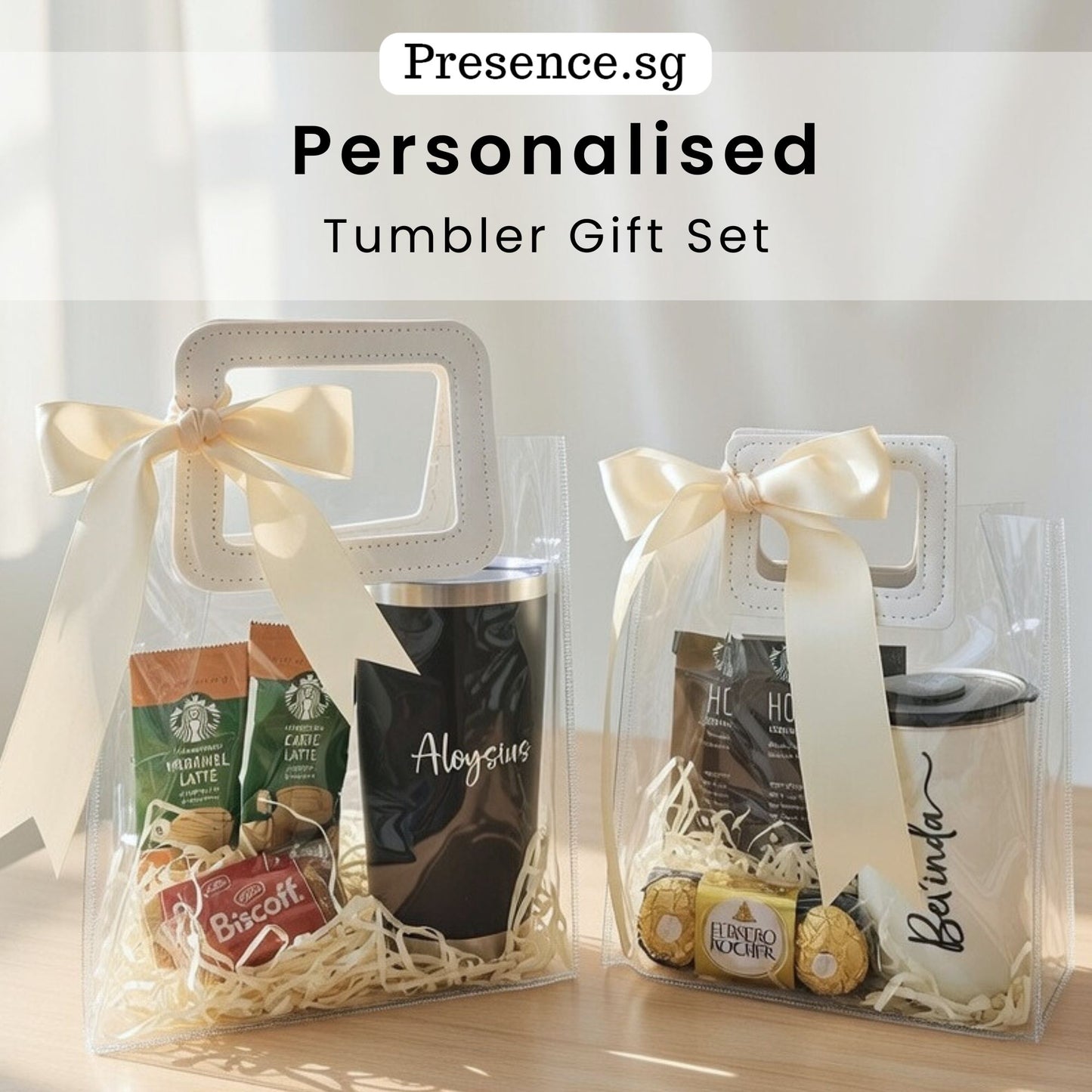 Personalised Tumbler Gift Set with Treats