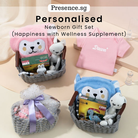Newborn Baby Gift Set (Happiness Set with Wellness Supplement)