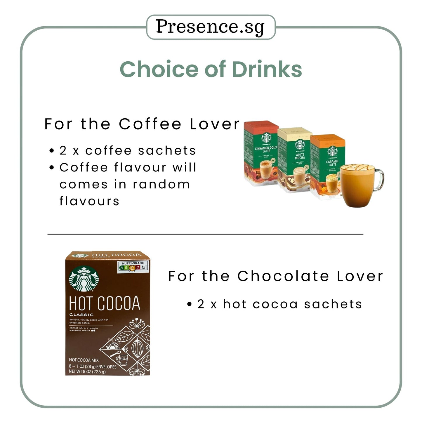 Personalised Christmas Coffee Mug Gift Set  (Dual Side Printing)
