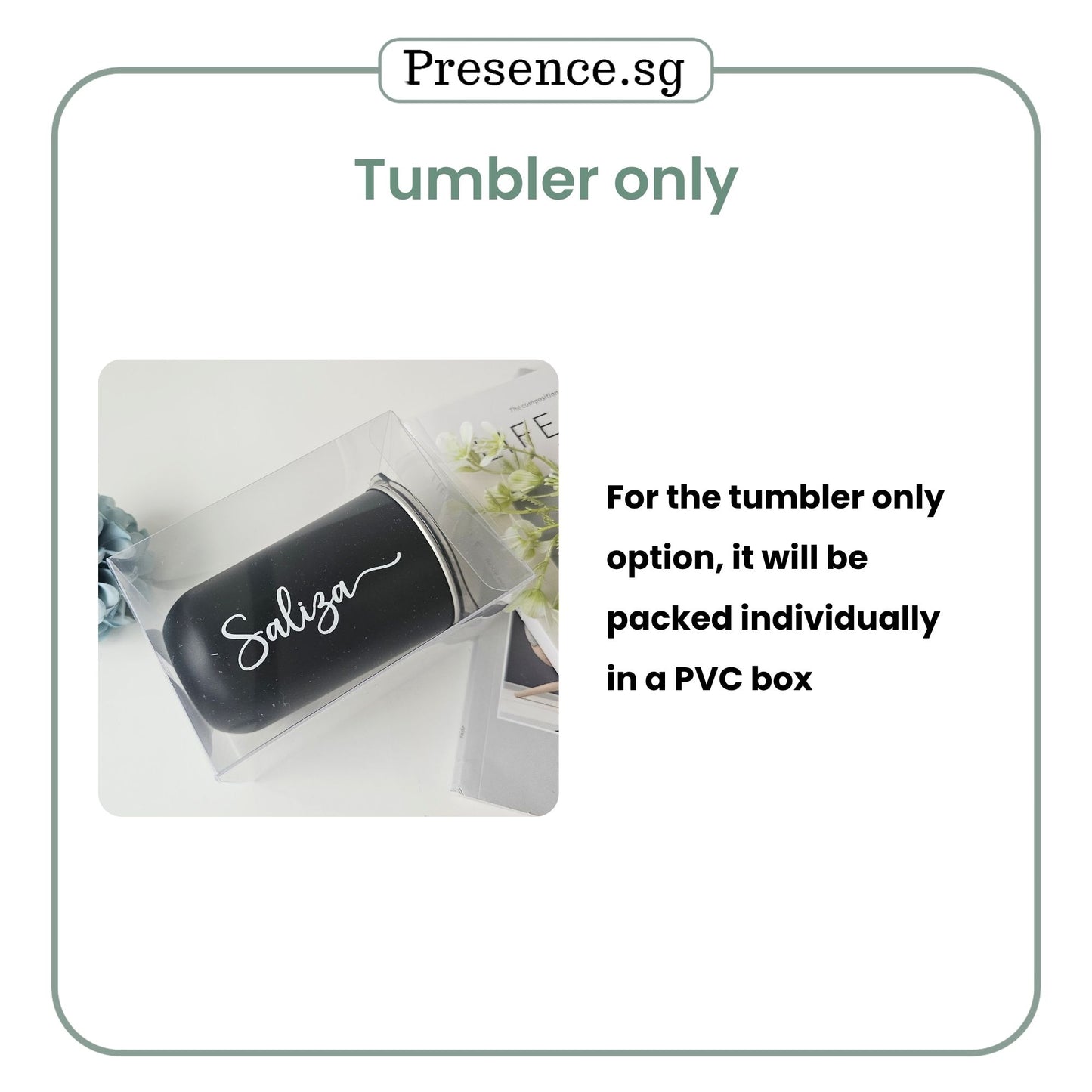 Personalised Christmas Egg Tumbler Gift Set