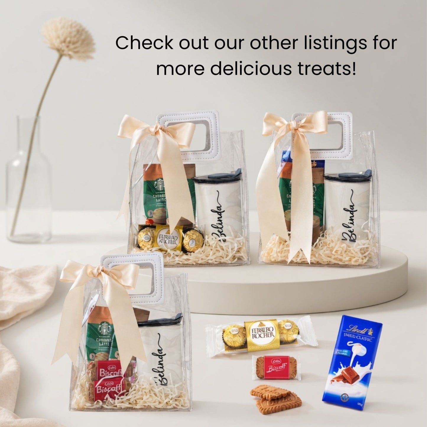 Personalised 300ml Egg Tumbler & Treats Gift Set (Set B)
