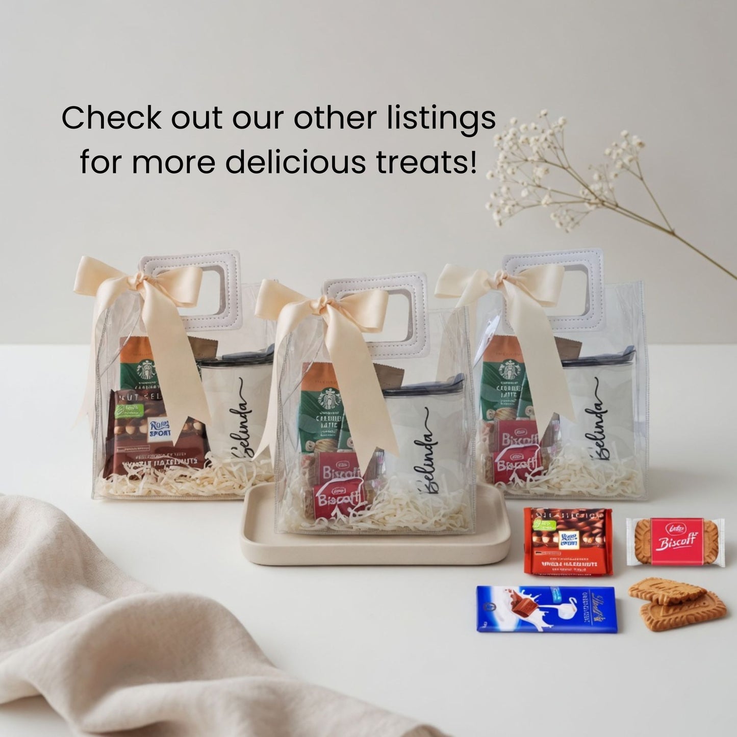 Personalised 300ml Egg Tumbler & Treats Gift Set (Set C)