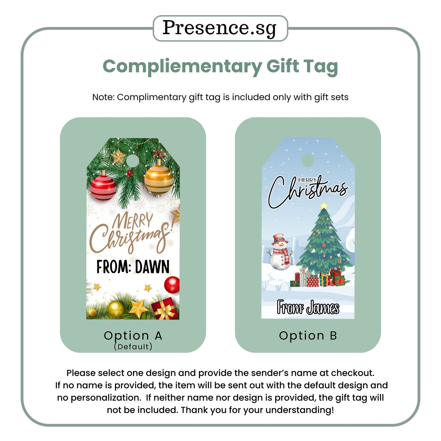 Personalised Christmas Coffee Mug Gift Set  (Dual Side Printing)