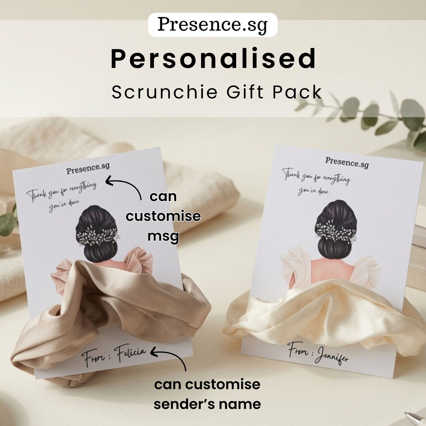 Personalised Scrunchie Gift Pack
