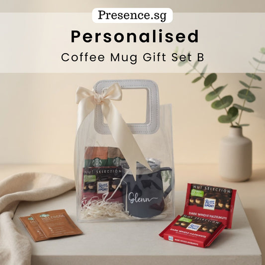 Personalised 450ml Coffee Mug & Treats Gift Set (Set B)