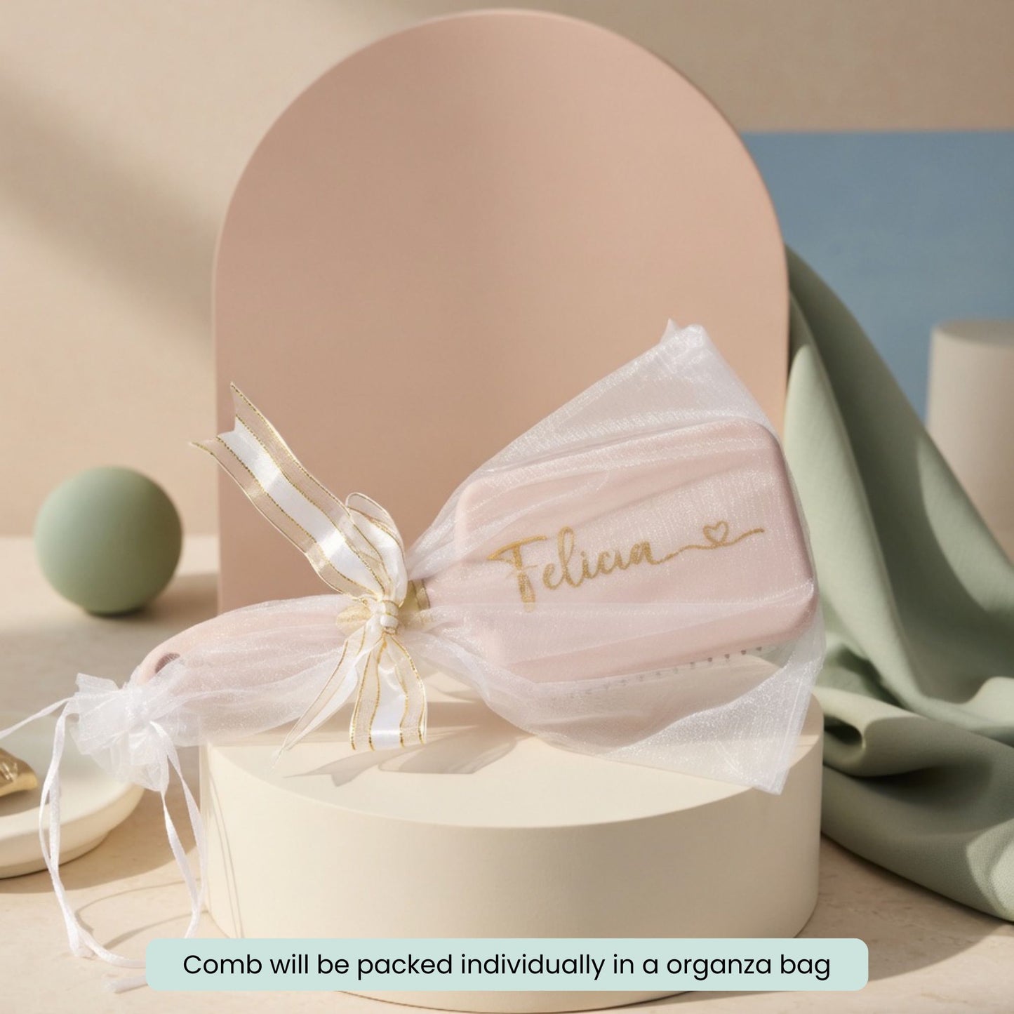 Personalized Massage Paddle Hair Brush