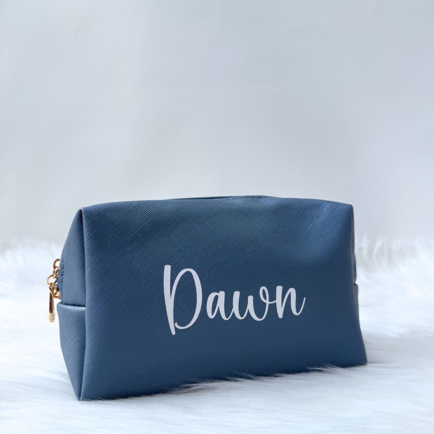 Personalised Saffiano Leather Pouch
