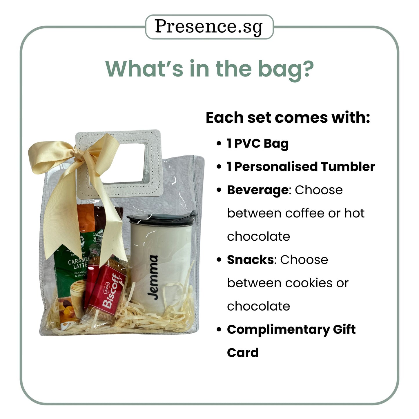 Personalised Tumbler Gift Set with Treats