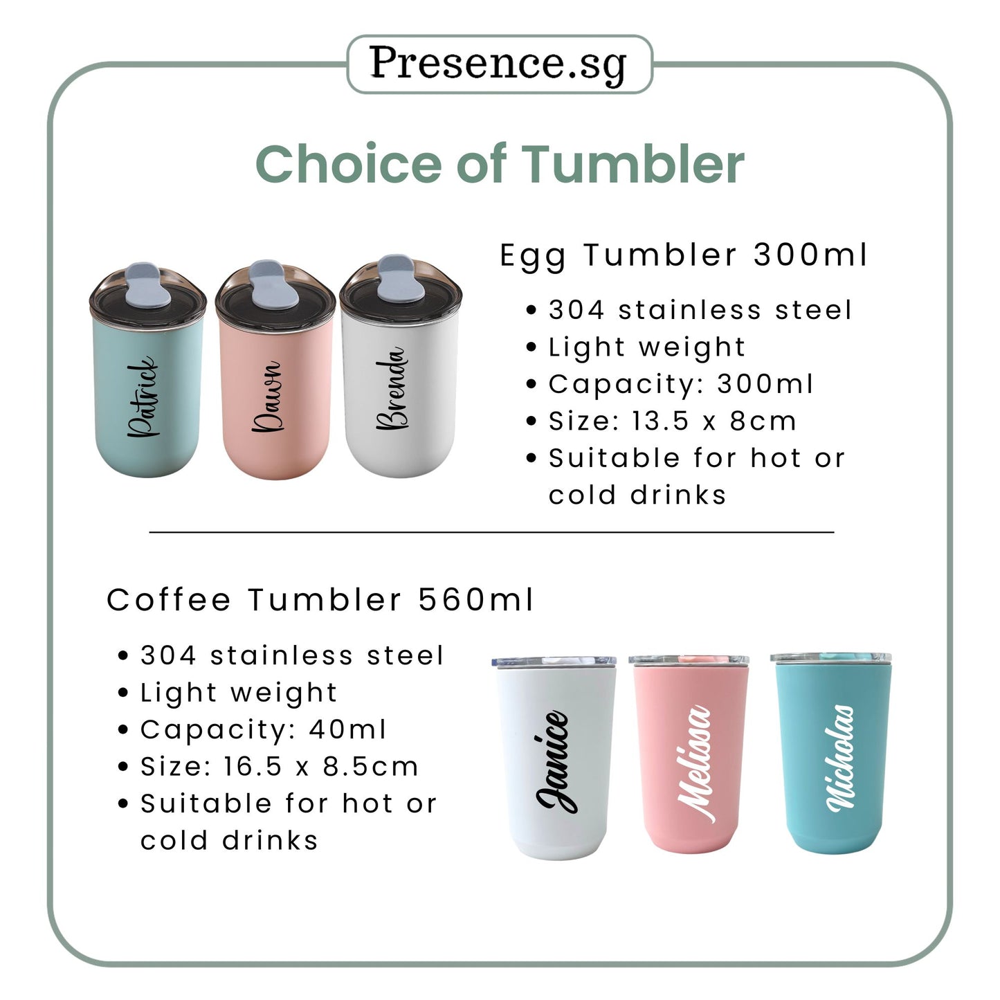 Personalised Tumbler Gift Set with Treats