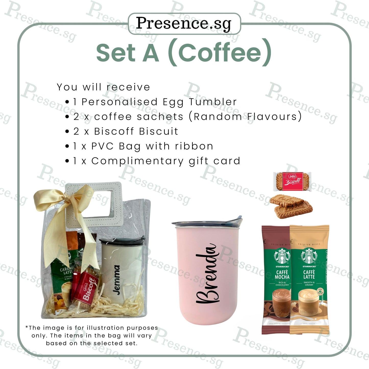 Personalised Tumbler Gift Set with Treats