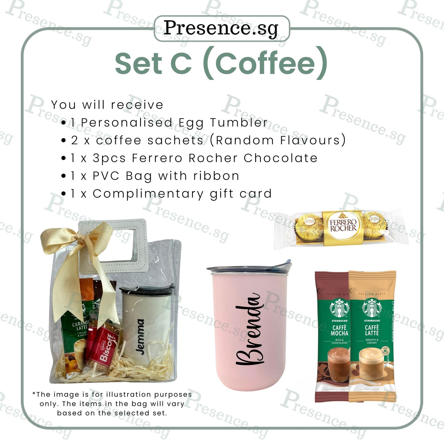Personalised Tumbler Gift Set with Treats