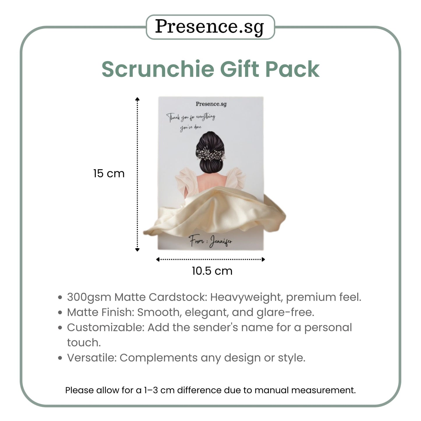 Personalised Scrunchie Gift Pack
