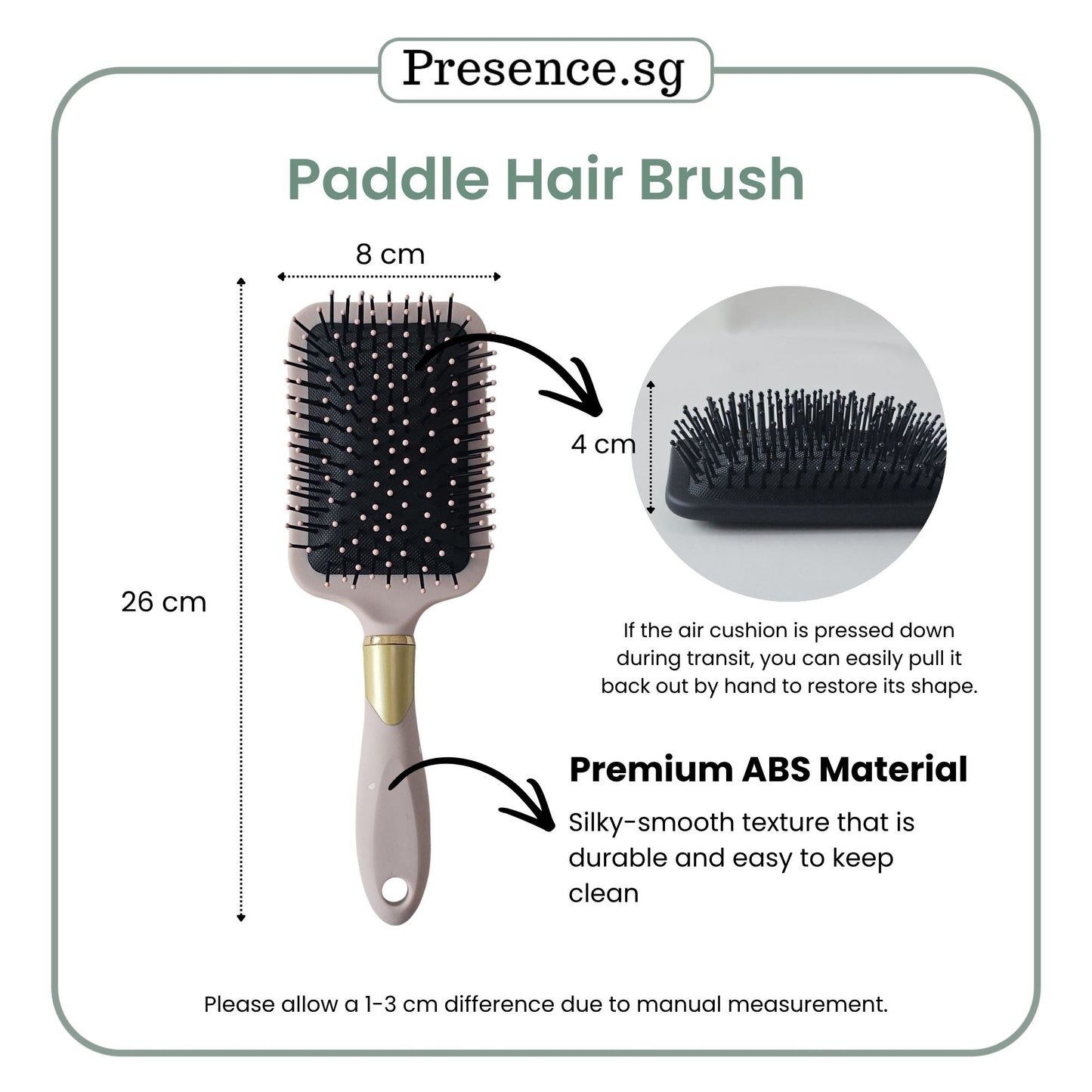 Personalized Thermal Bottle (500ml) & Massage Hair Brush Bundle Gift Set