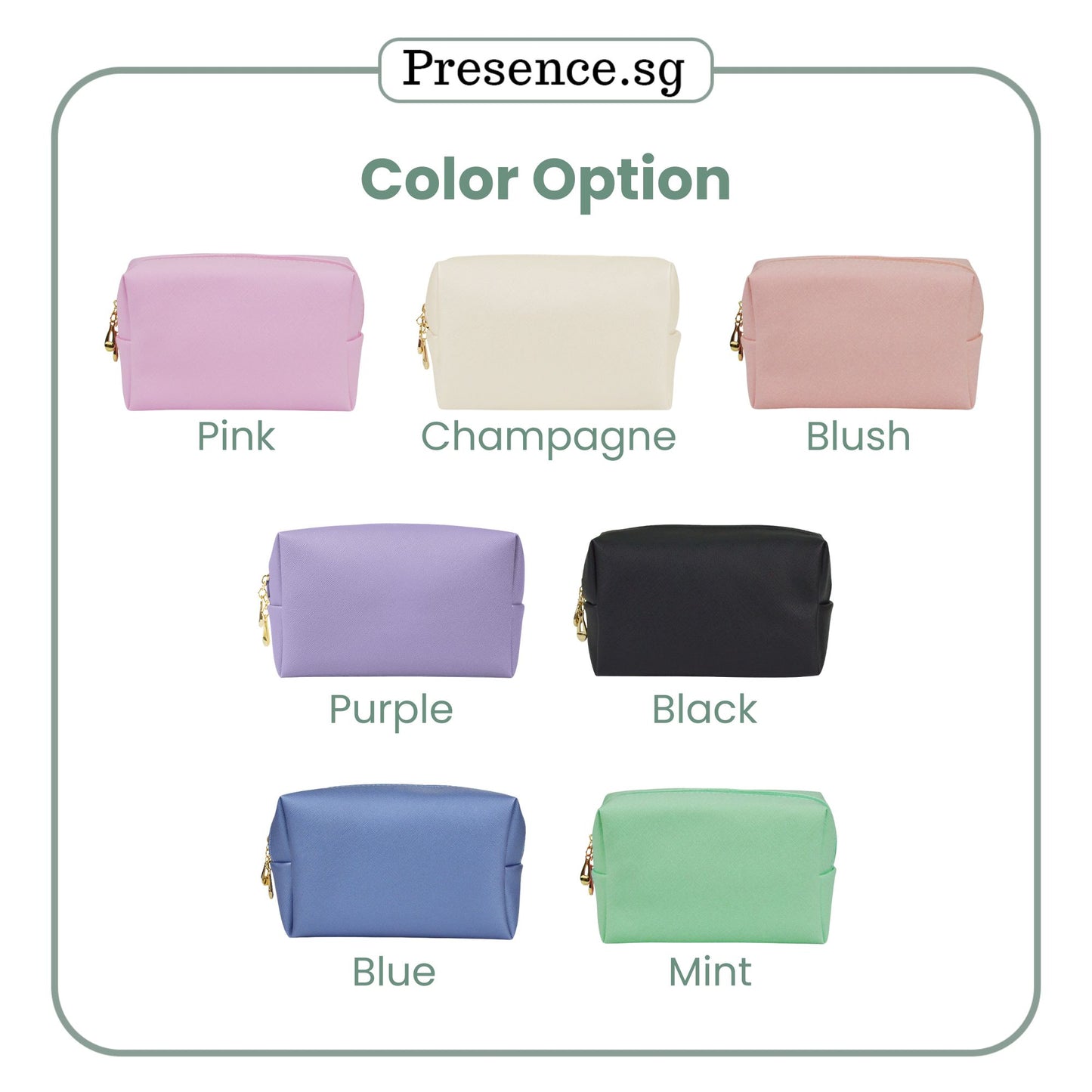 Personalised Saffiano Leather Pouch