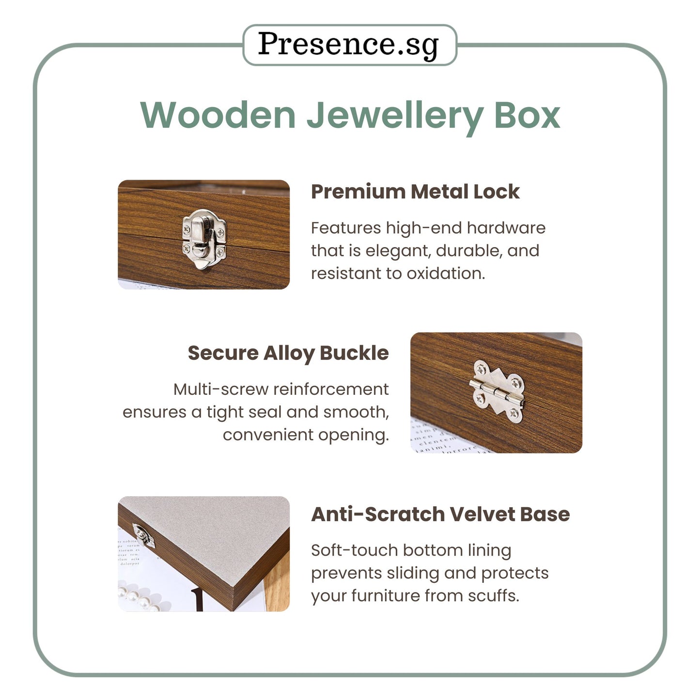 Personalised Wooden Jewellery Box