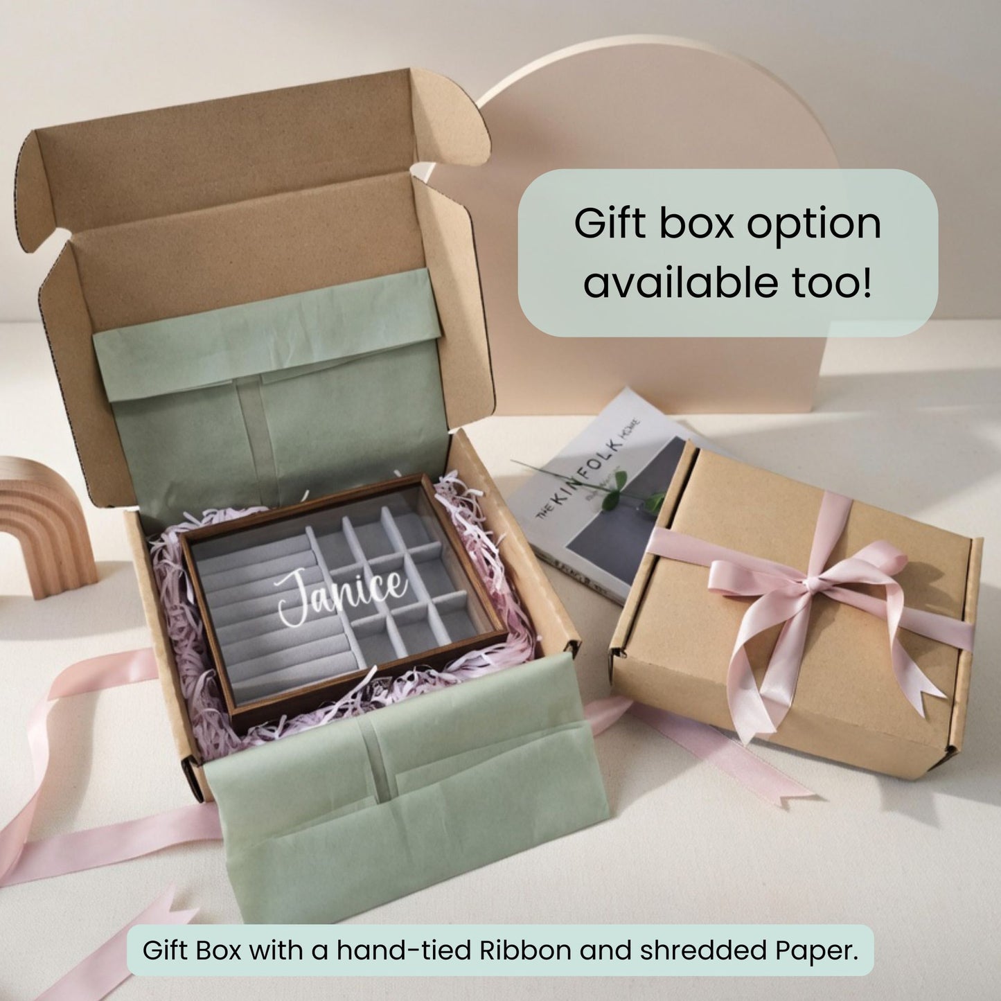 Personalised Wooden Jewellery Box