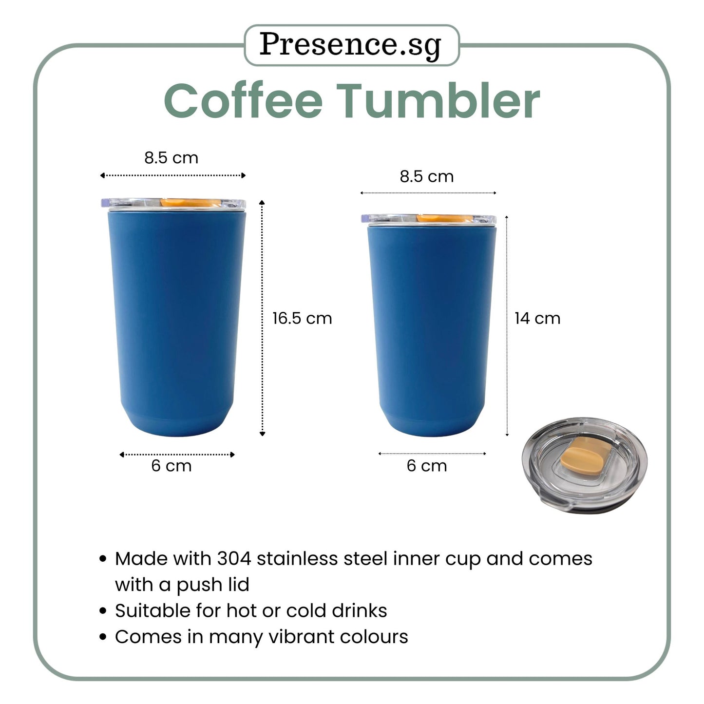 Personalized Coffee Tumbler with monogram