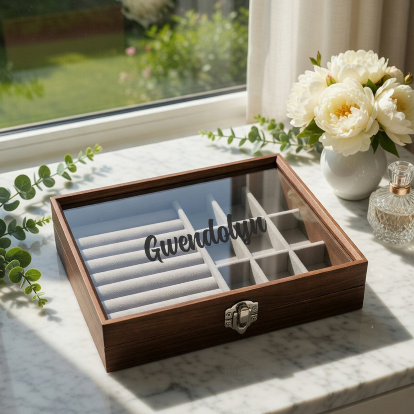 Personalised Wooden Jewellery Box