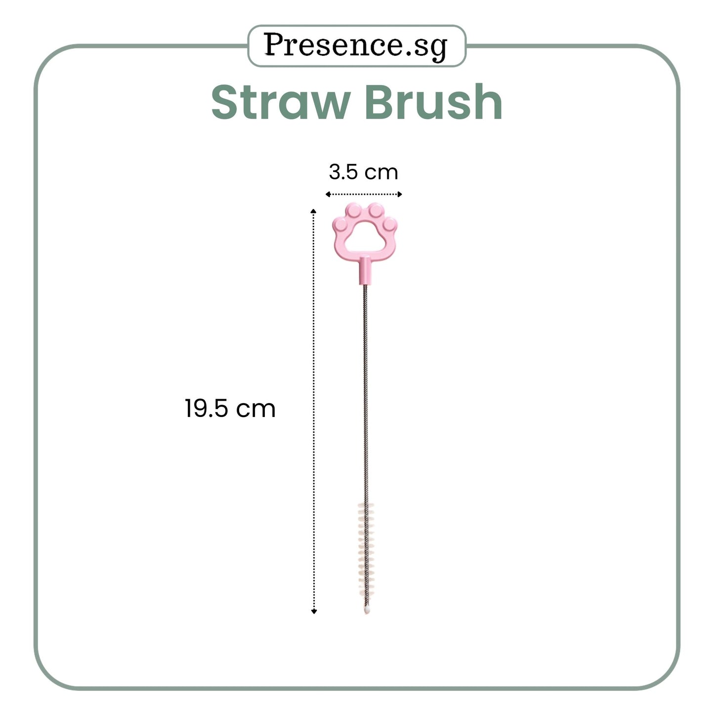 Bottle Cleaning Brush Set 4 in 1 with straw brush