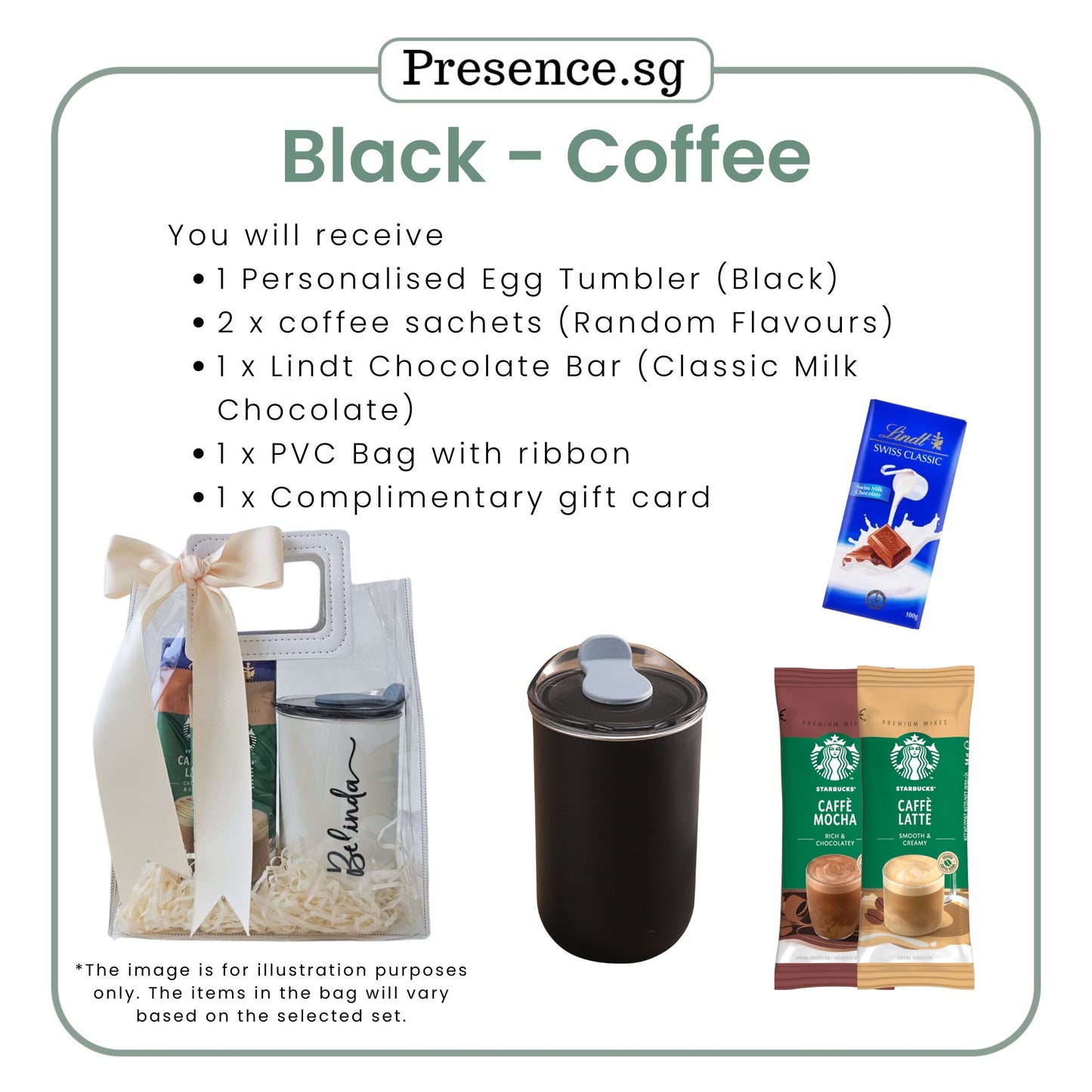 Personalised 300ml Egg Tumbler & Treats Gift Set (Set D)