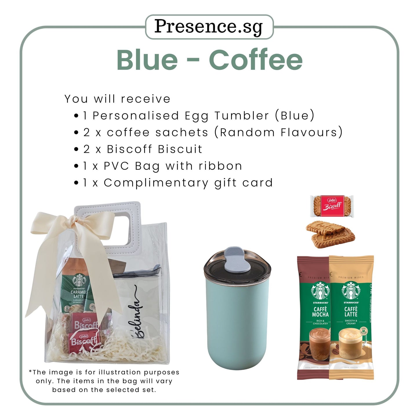 Personalised 300ml Egg Tumbler & Treats Gift Set (Set A)