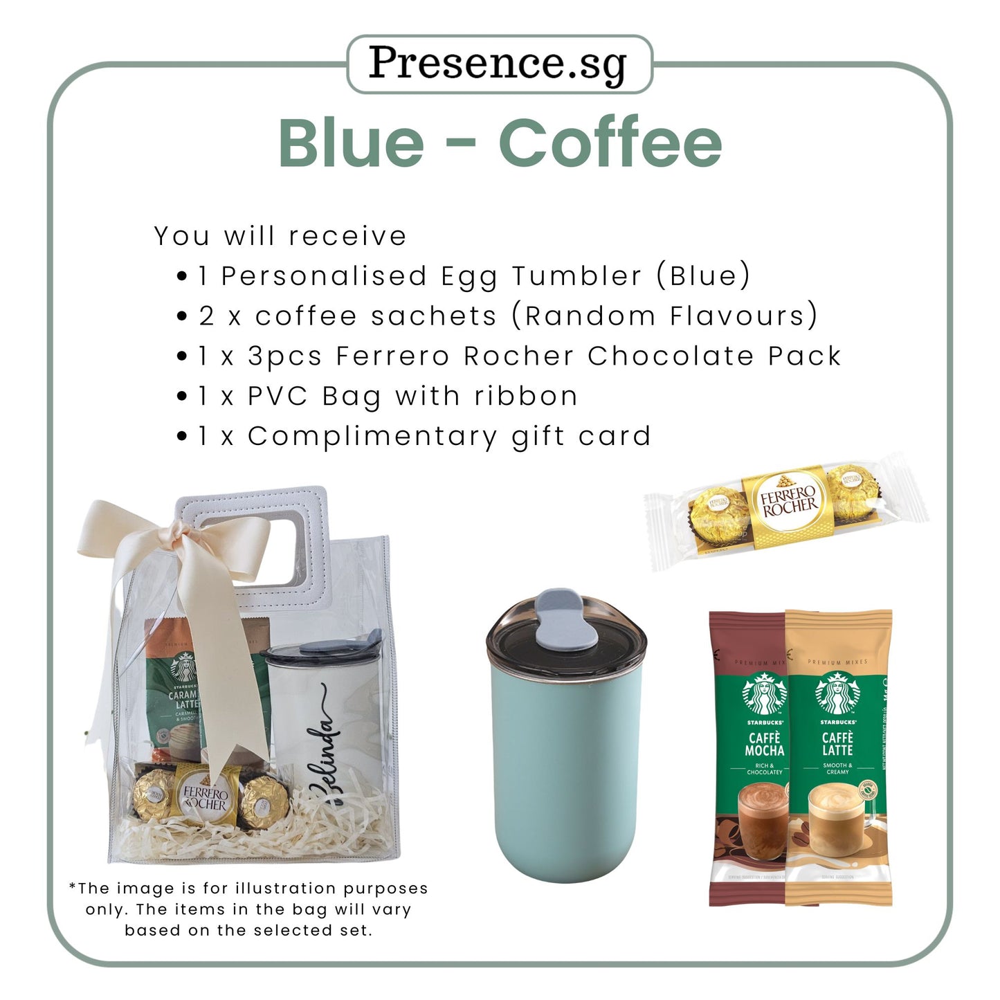 Personalised 300ml Egg Tumbler & Treats Gift Set (Set C)