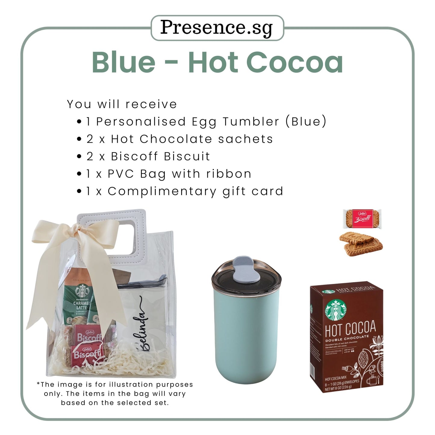 Personalised 300ml Egg Tumbler & Treats Gift Set (Set A)