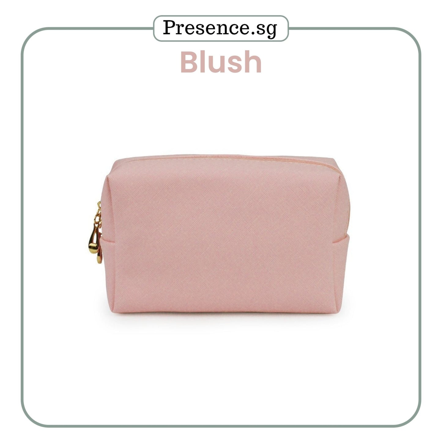 Personalised Saffiano Leather Pouch