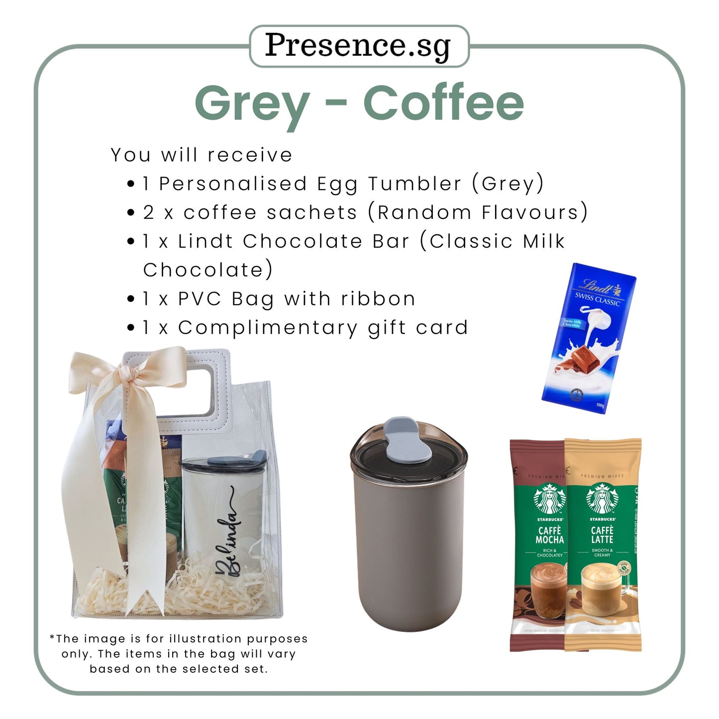 Personalised 300ml Egg Tumbler & Treats Gift Set (Set D)