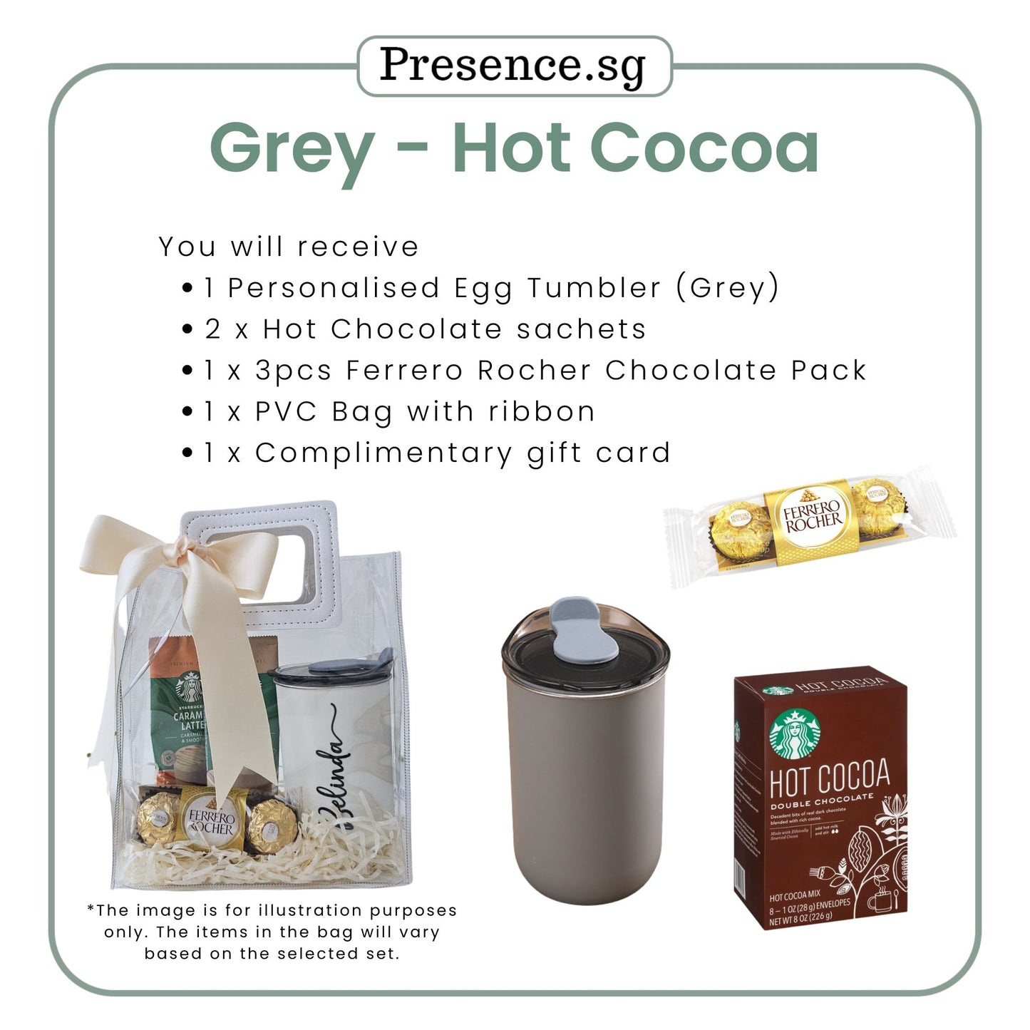 Personalised 300ml Egg Tumbler & Treats Gift Set (Set C)