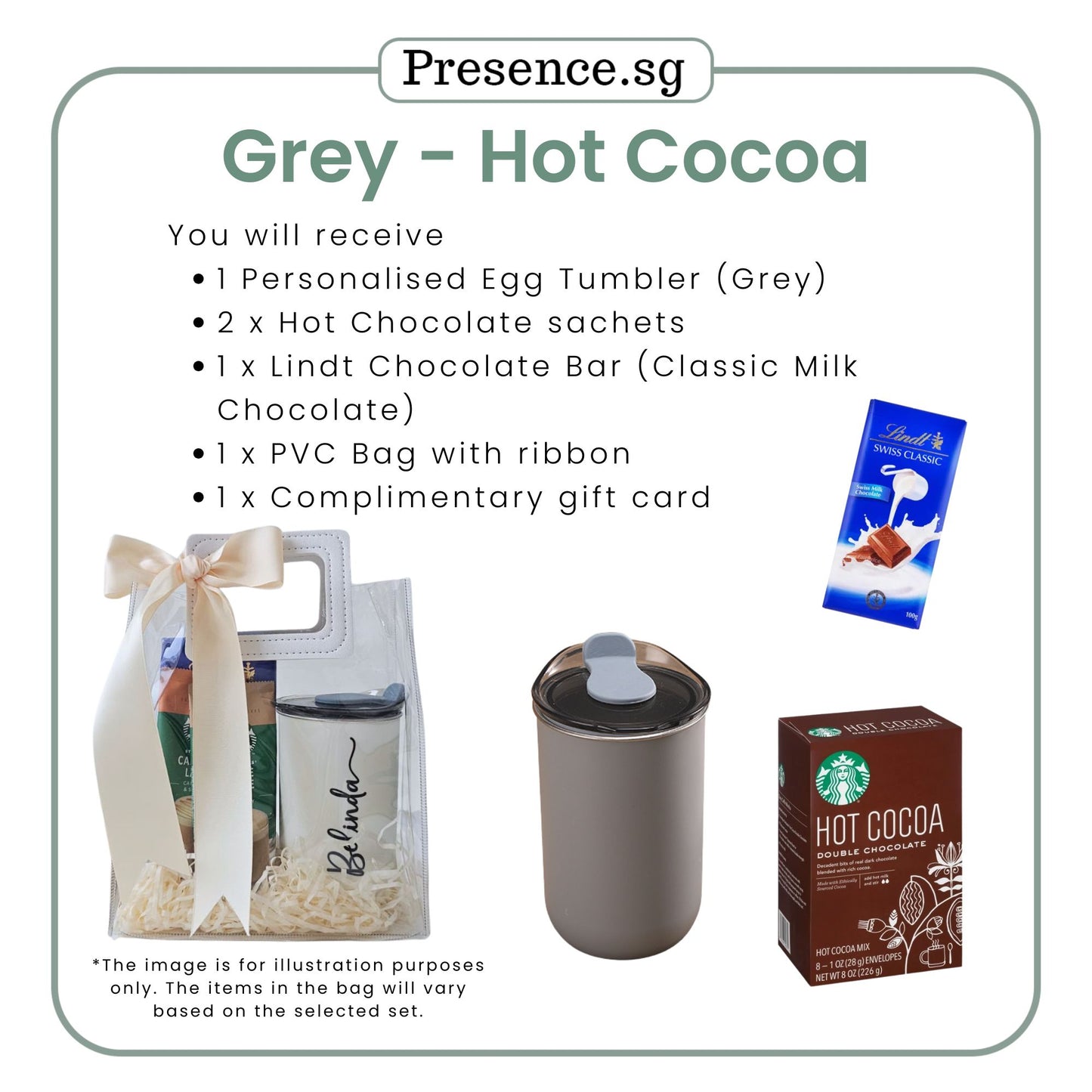 Personalised 300ml Egg Tumbler & Treats Gift Set (Set D)
