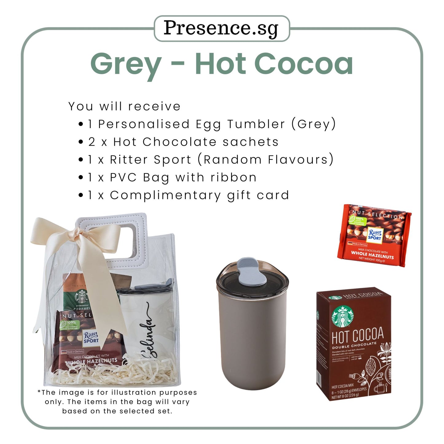 Personalised 300ml Egg Tumbler & Treats Gift Set (Set B)