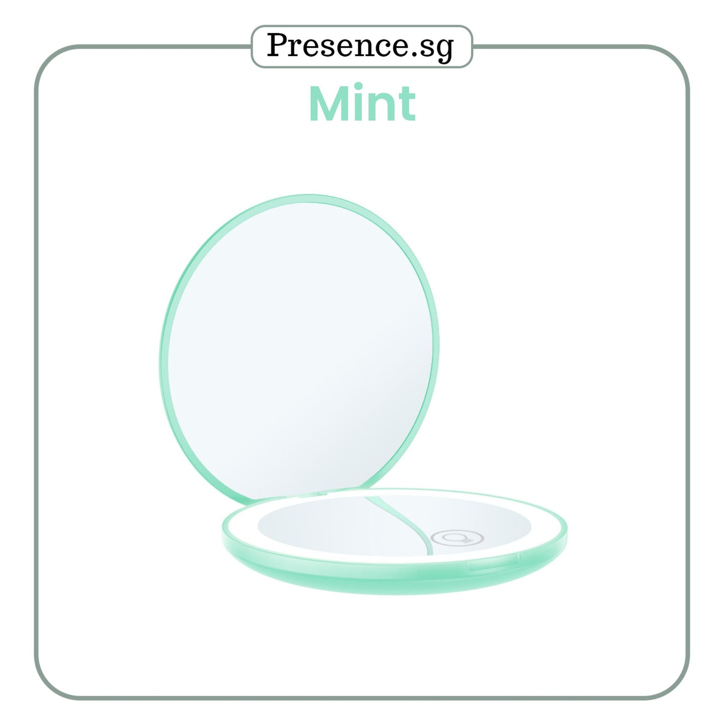 Personalised Compact Mirror with LED