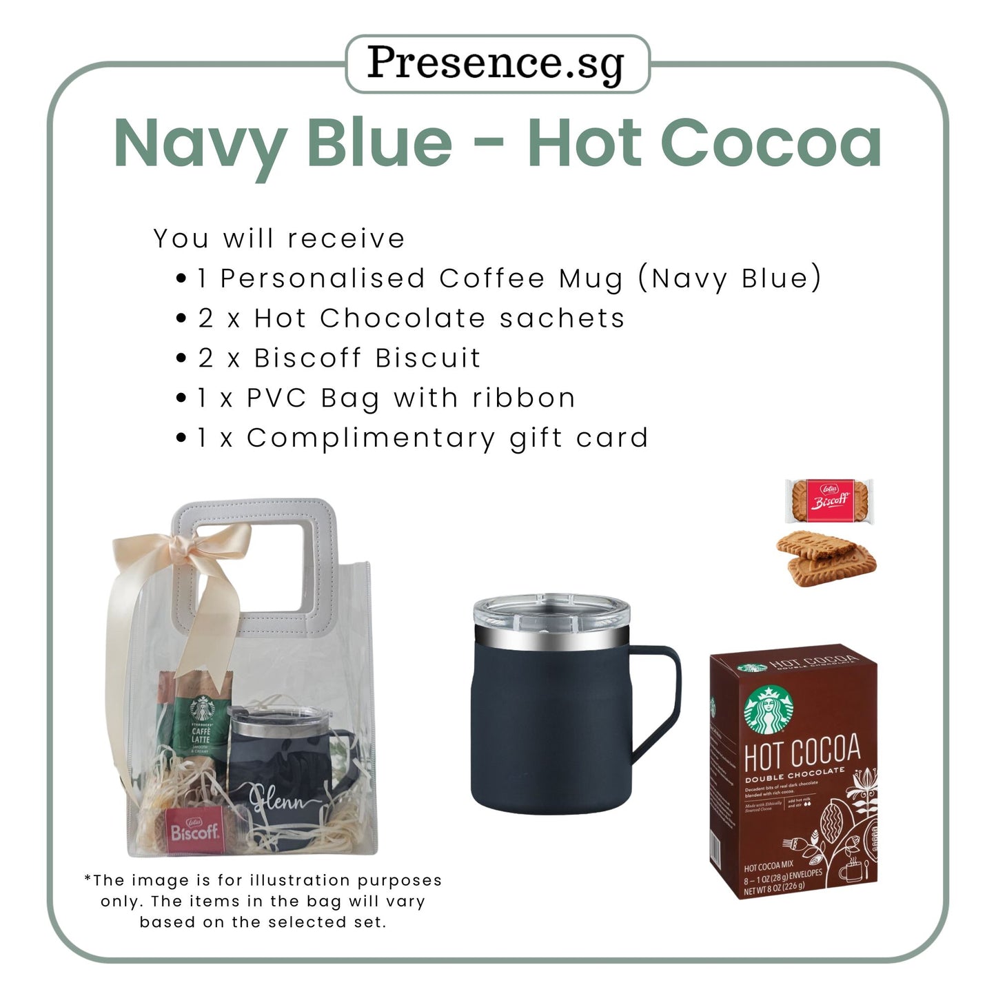 Personalised 450ml Coffee Mug & Treats Gift Set (Set A)