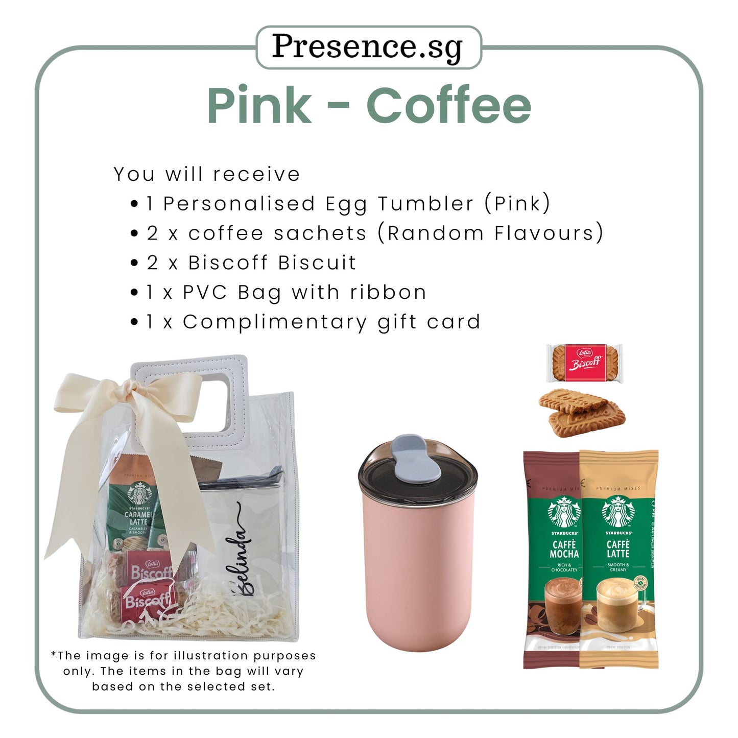 Personalised 300ml Egg Tumbler & Treats Gift Set (Set A)