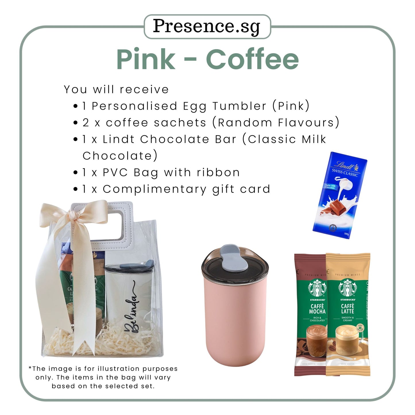 Personalised 300ml Egg Tumbler & Treats Gift Set (Set D)