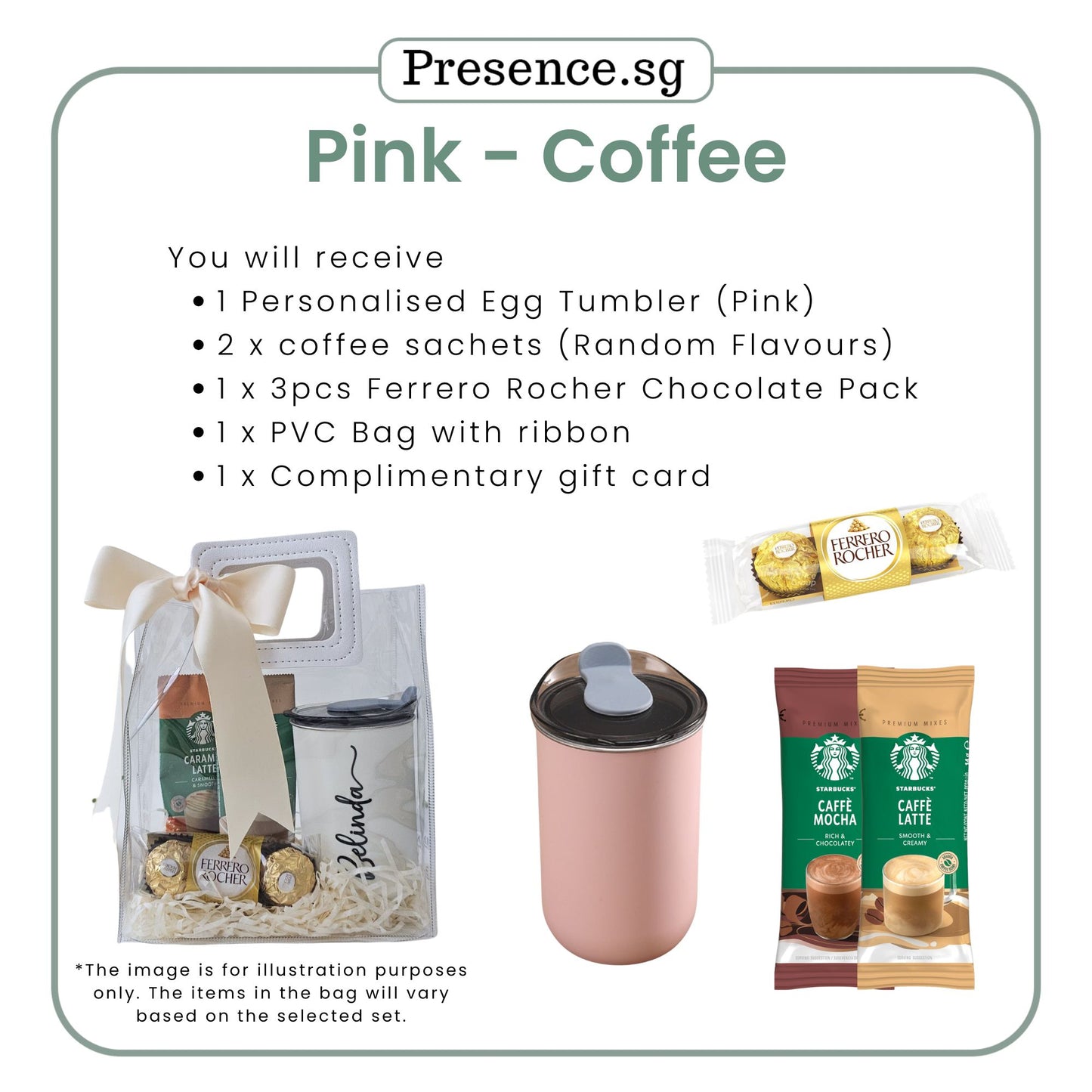 Personalised 300ml Egg Tumbler & Treats Gift Set (Set C)