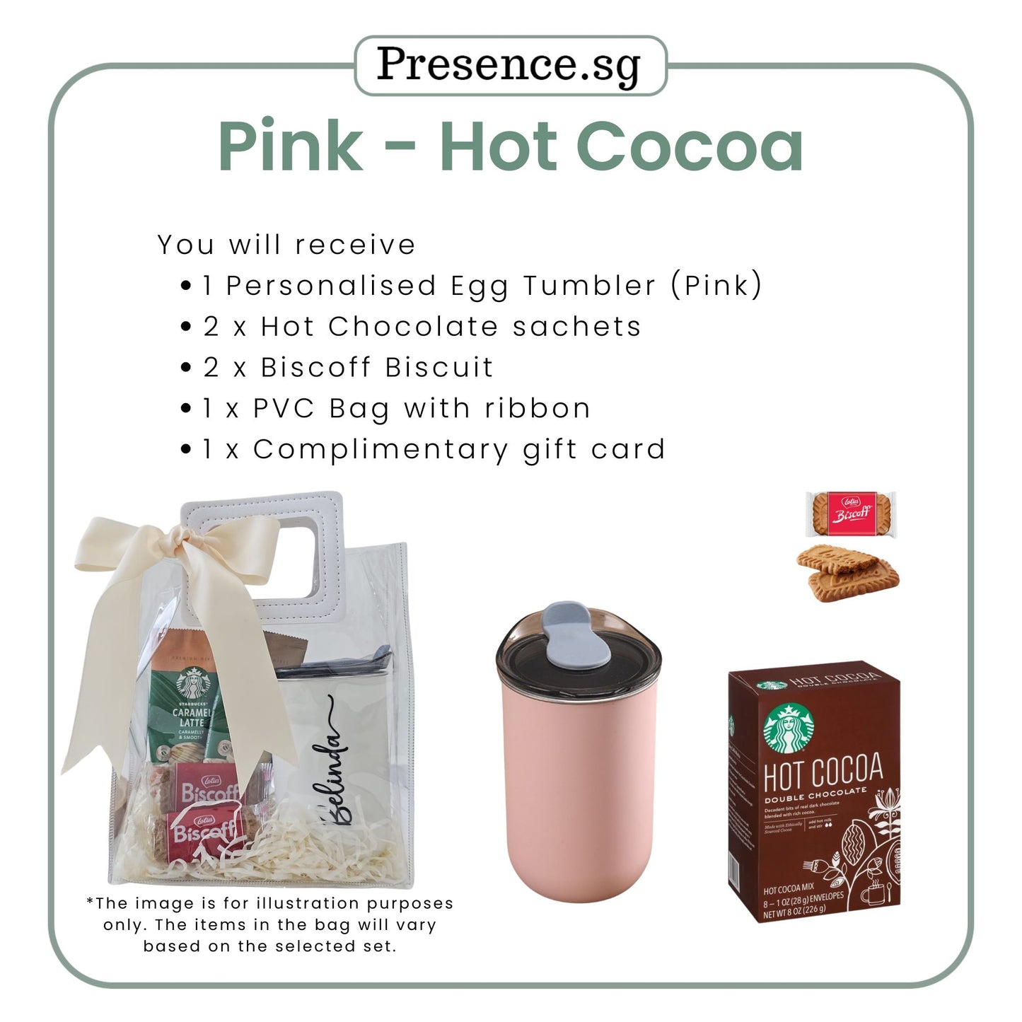 Personalised 300ml Egg Tumbler & Treats Gift Set (Set A)