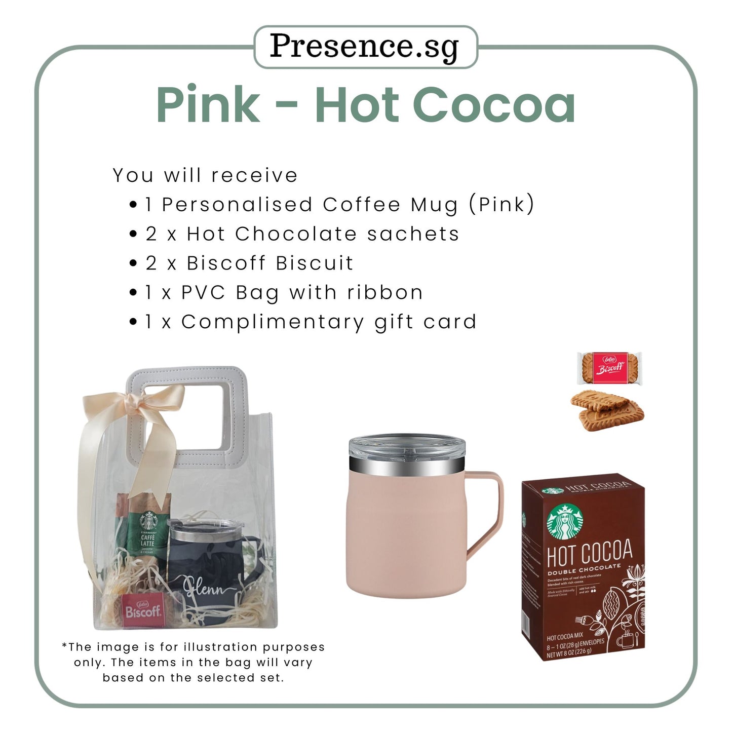 Personalised 450ml Coffee Mug & Treats Gift Set (Set A)