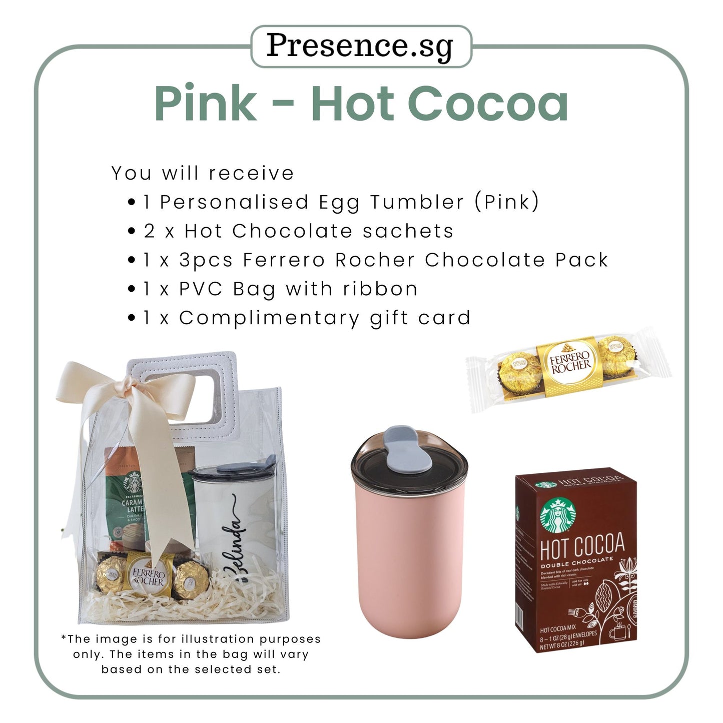 Personalised 300ml Egg Tumbler & Treats Gift Set (Set C)