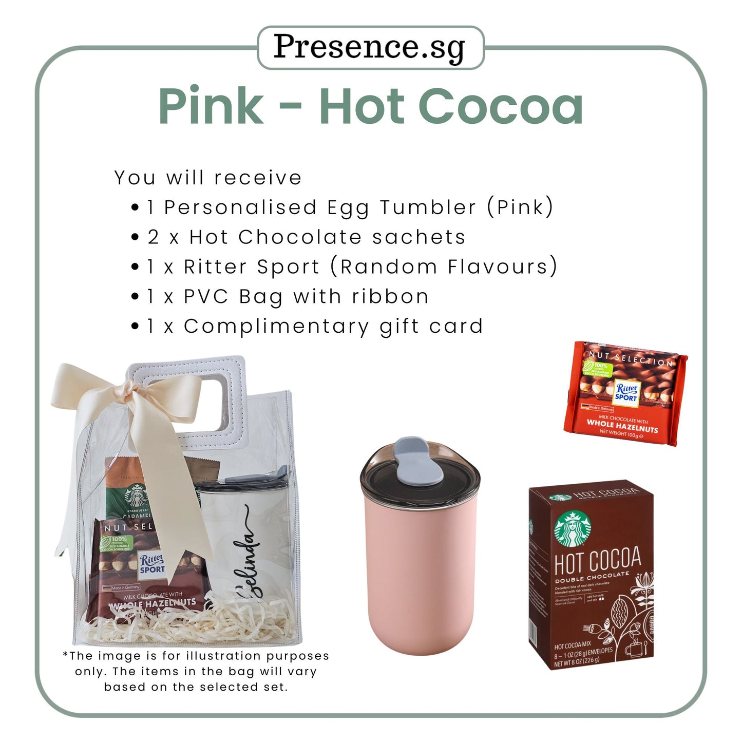 Personalised 300ml Egg Tumbler & Treats Gift Set (Set B)