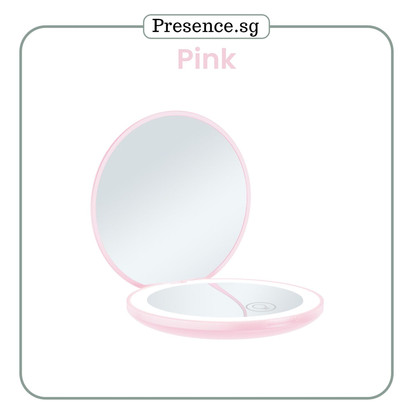 Personalised Compact Mirror with LED