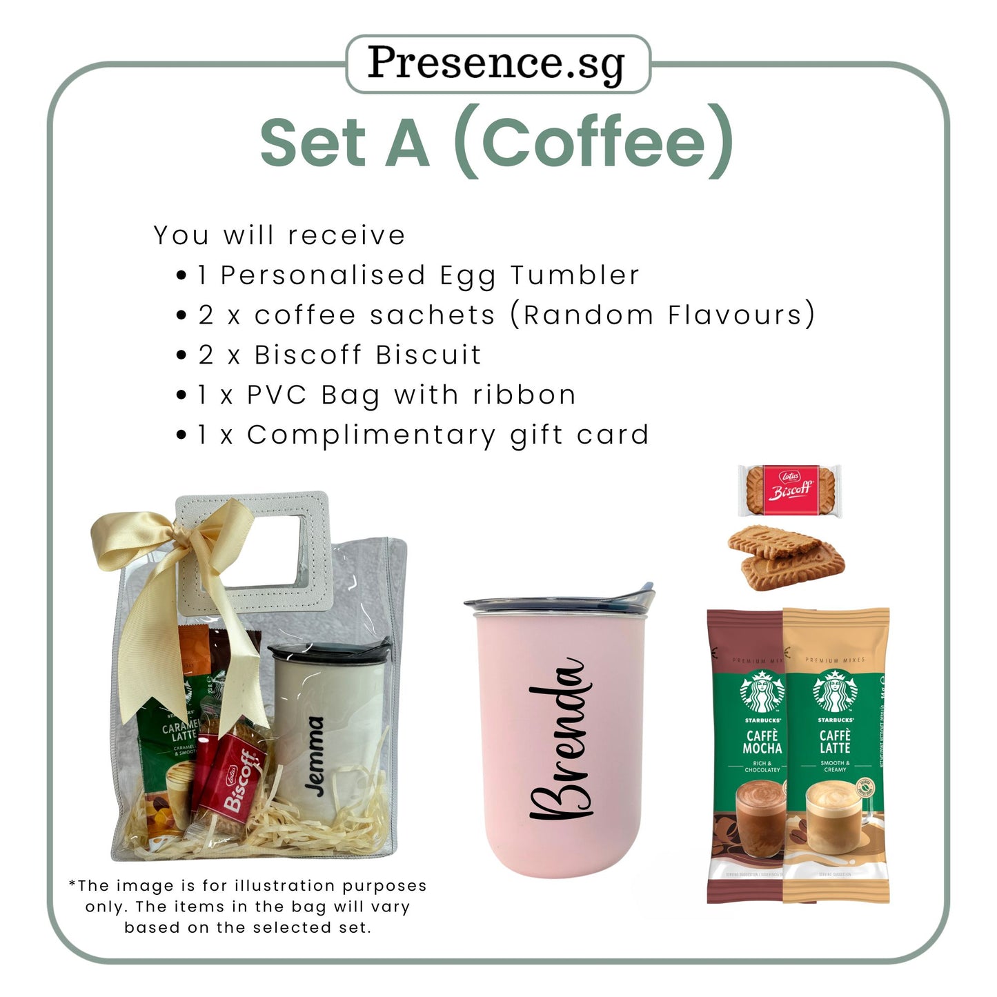 Personalised Tumbler Gift Set with Treats