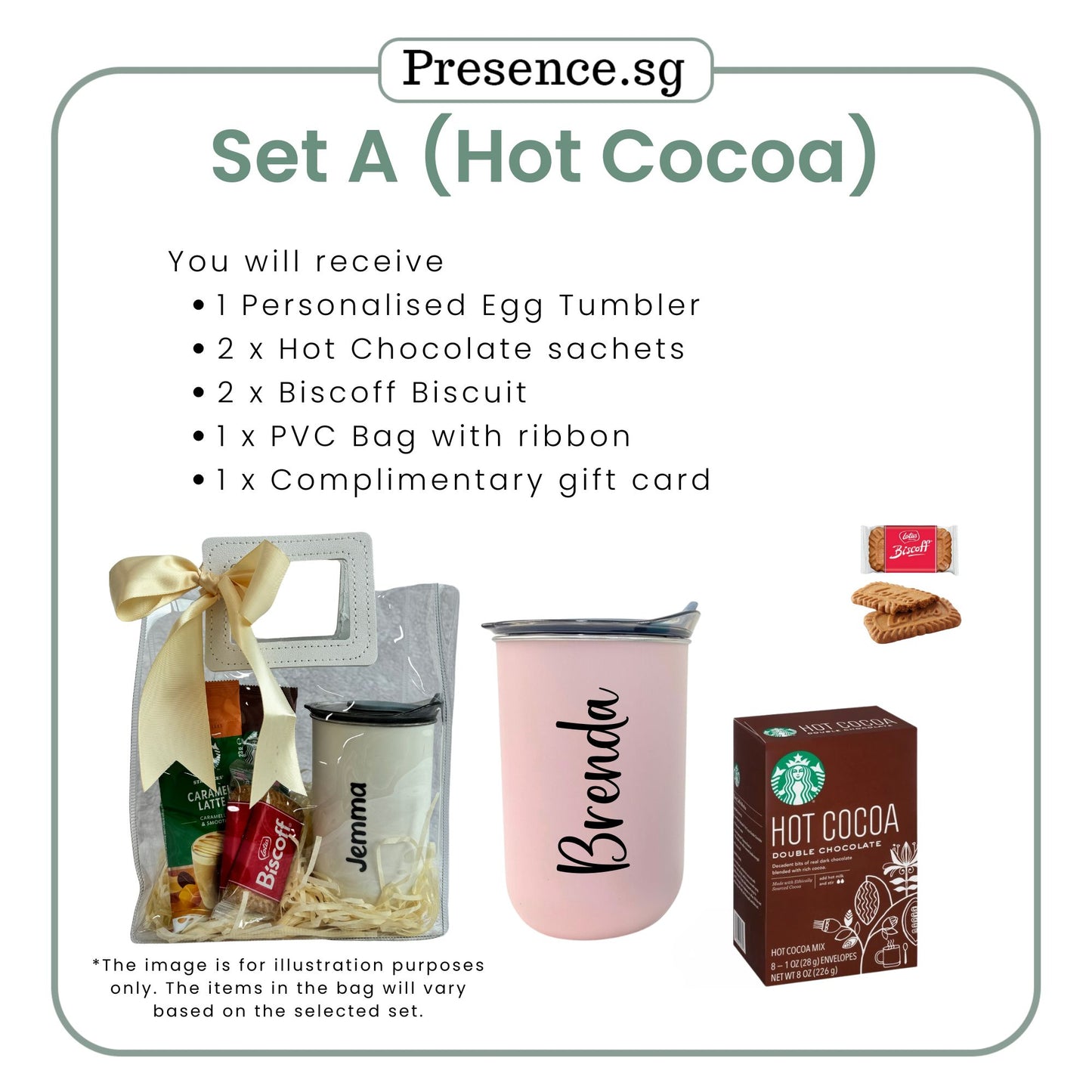 Personalised Tumbler Gift Set with Treats