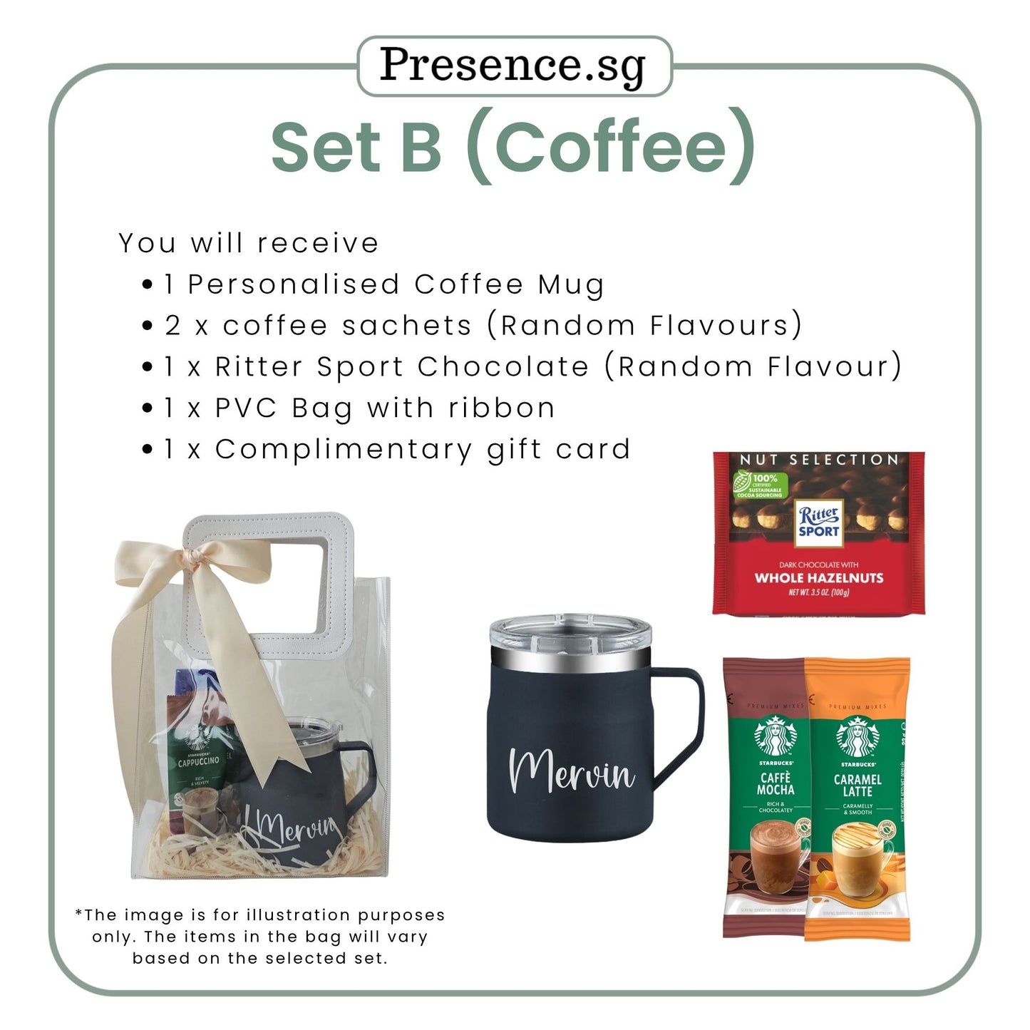 Personalised Tumbler Gift Set with Treats