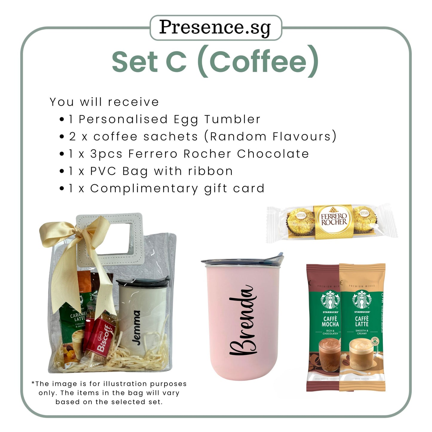 Personalised Tumbler Gift Set with Treats